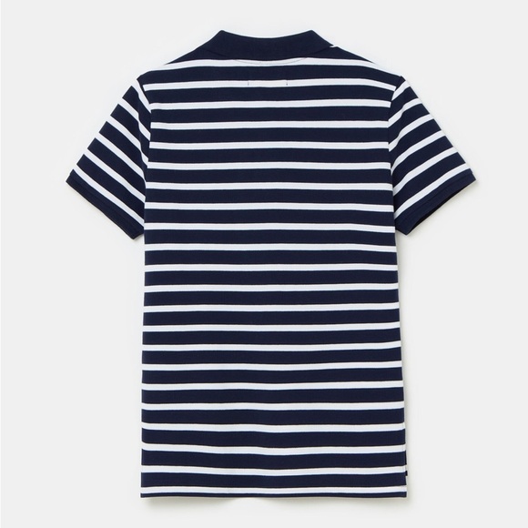 PIOMBO Organic Cotton Piquet Polo Shirt With Stripes In Navy Blue Size XL NEW - Picture 12 of 14